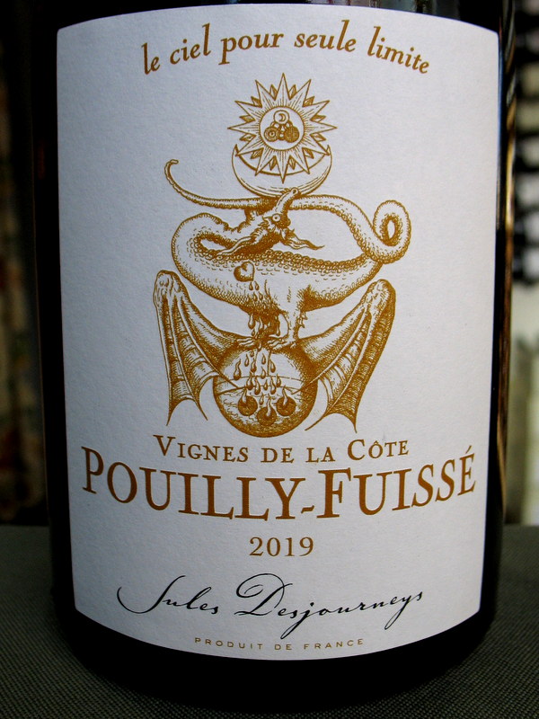 Desjourneys Pouilly-Fuiss 'Vignes de la Cote' 2019